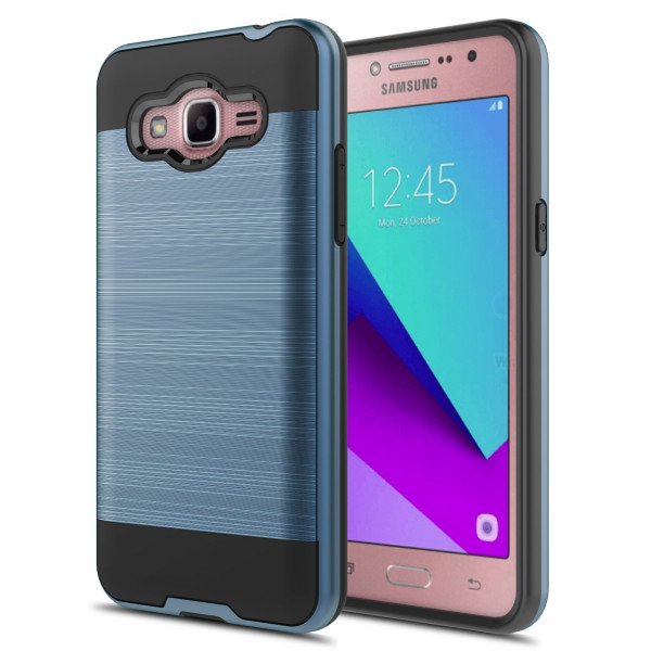 Wholesale Samsung Galaxy On5 G550 Armor Hybrid Case (Navy Blue)